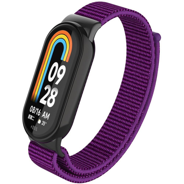 Ремешок Bingo Nylon для Xiaomi Mi Band 8 Фиолетовый