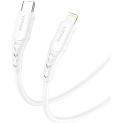 Кабель VIPFAN P04 Type-C-Lightning 3A 1 м (белый)