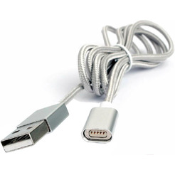 Кабель магнитный USB 2.0 Cablexpert CC-USB2-AMMg-1M (для адаптеров TypeC - microBM 5P - iPhone lightning) 1 м