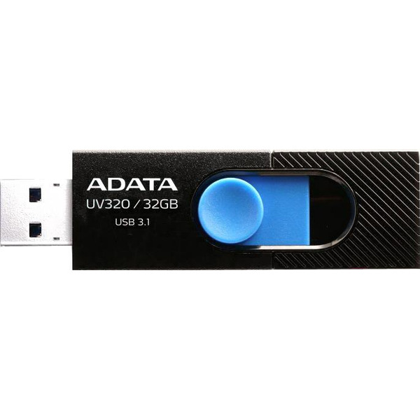 USB флэш накопитель A-Data UV320 32GB (черный/синий)