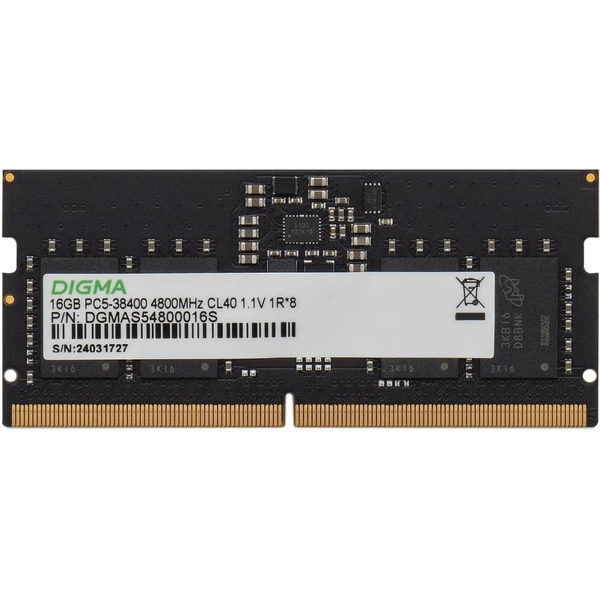 Оперативная память Digma DGMAS54800016S