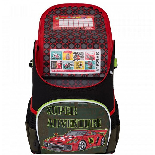 Рюкзак Grizzly RA-980-2 (черный/хаки)