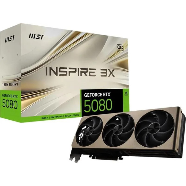 Видеокарта MSI GeForce RTX 5080 16G Inspire 3X OC
