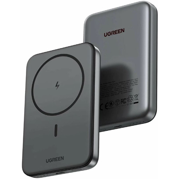 Внешний аккумулятор Ugreen PB561-25919 10000mAh (серый)