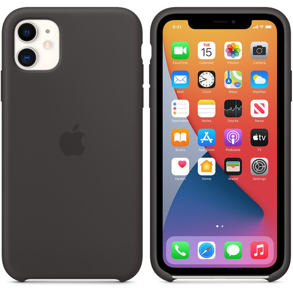 Бампер BINGO Silicone Case iPhone 11 Черный