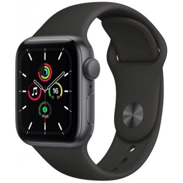 Умные часы Apple Watch SE 2024 40mm Midnight MXE73LL/A (силиконовый ремешок S/M)