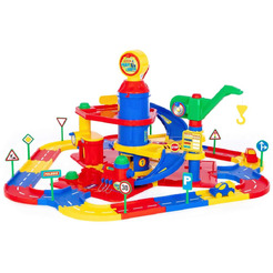 Паркинг Полесье 37862  3-уровневый с дорогой и автомобилями (в коробке)