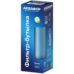 Фильтр-бутылка АКВАФОР Сити 1350 (светло-голубой)
