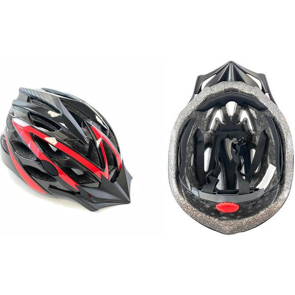 Cпортивный шлем Favorit IN20-L-RD (черный/красный)