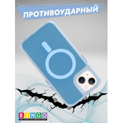 Бампер BINGO Model Magnetic для APPLE iPhone 16 Plus синий