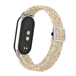Ремешок Bingo Braided для Xiaomi Mi Band 8 (песочный в крапинку)