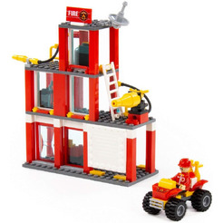 Конструктор Полесье 81896 Город. Пожарная часть