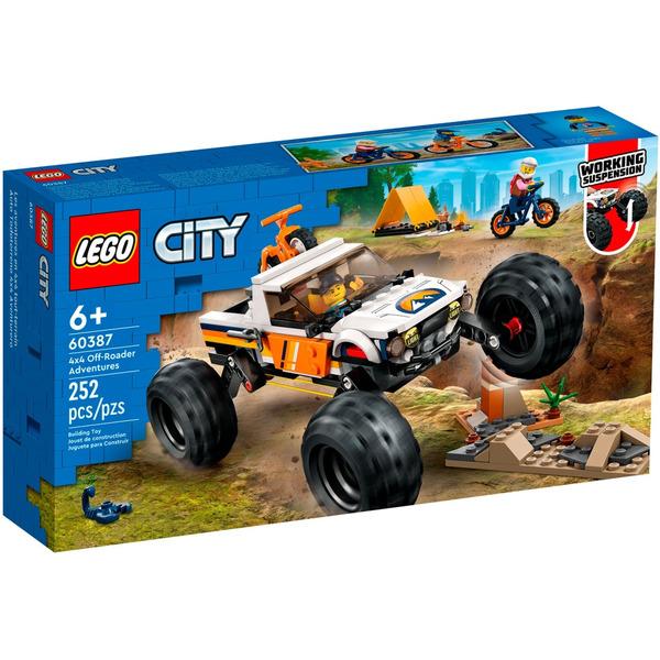Конструктор LEGO City 60387 Приключения на внедорожнике