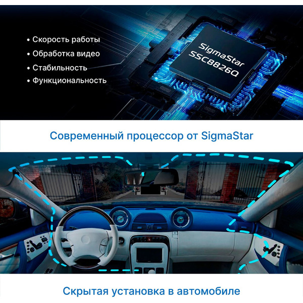 Видеорегистратор-GPS информатор (2в1) TrendVision Proof 360 GPS
