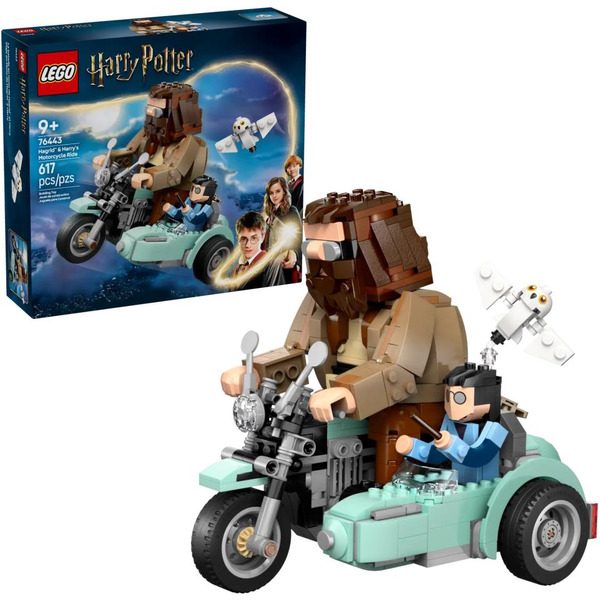 Конструктор Lego Harry Potter Поездка Хагрида и Гарри на мотоцикле 76443