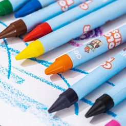 Восковые мелки Deli EC225-16