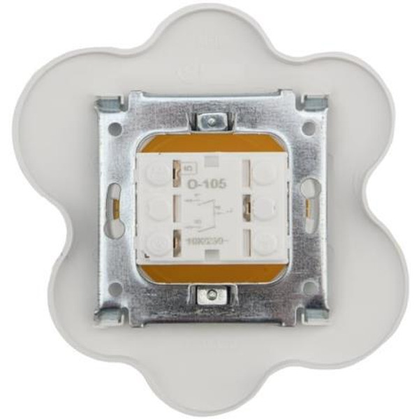 Выключатель двухклавишный KRANZ HAPPY Яичница KR-78-0630