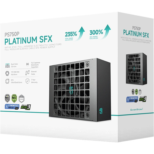 Блок питания DeepCool GamerStorm PS750P R-PS750P-FE0B-WGEU