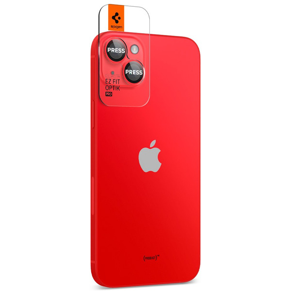 Защитное стекло Spigen Optik Pro TR EZ Fit Lens Protector для iPhone 14/14 Plus AGL05605 (2шт)