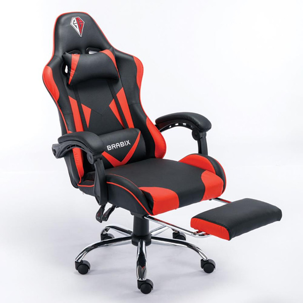 Кресло BRABIX Dexter GM-135 (черный/красный) 532799