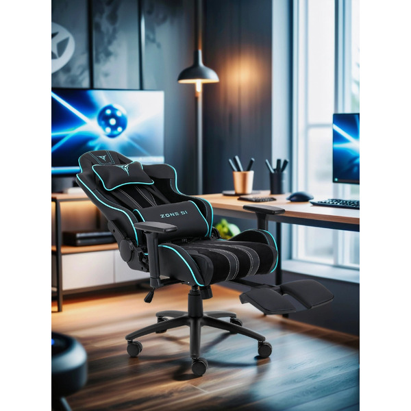 Игровое кресло Zone 51 Gravity Plus Black-Cyan Z51-GRP-BK