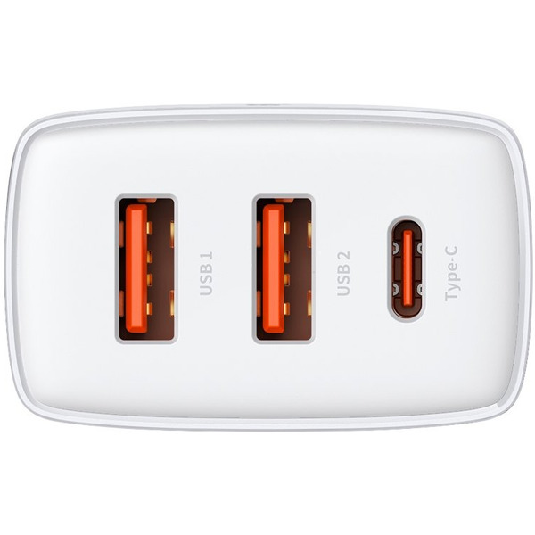 Сетевое зарядное Baseus Compact Quick Charger 2U+C 30W CCXJ-E02