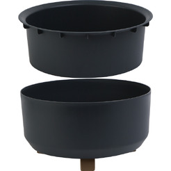 Кашпо La Decoro Грация прайм КШ-4292 (2.25л, антрацит)