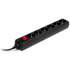 Фильтр питания SVEN Optima 3,0 m (6 sockets) black