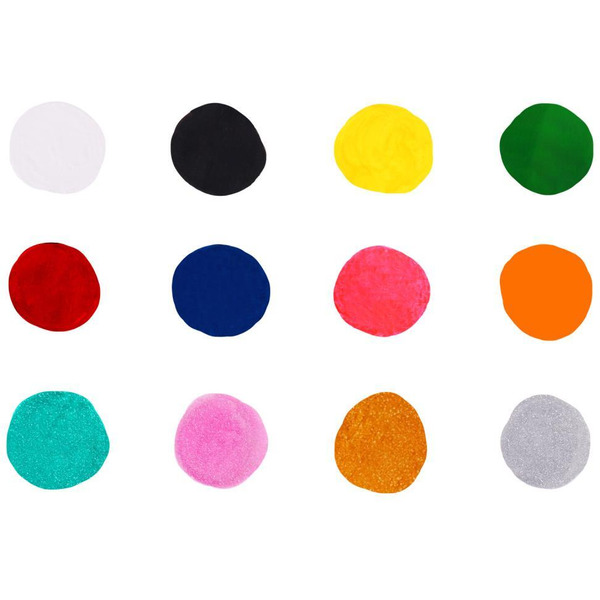 Краски акриловые BRAUBERG HOBBY 192439 (12 цв)