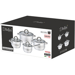 Набор кастрюль BOLLIRE BR-4008