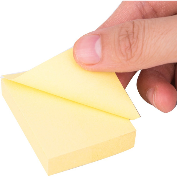 Бумага д/заметок 3*100 л., желтый DELI A00153