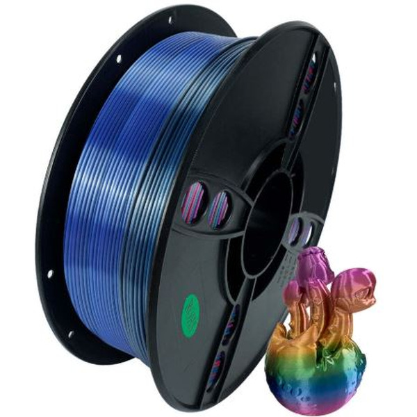 Пластик Kingroon PLA Silk 1.75мм B01891 (1кг, Rainbow Universe)