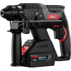 Аккумуляторный перфоратор DELI EDE-DC20-2D4 (с 2-мя АКБ, кейс)
