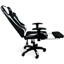 Игровое кресло Calviano 1585 (черный/белый)