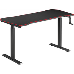 Стол для компьютера Cactus CS-MDL-BK (МДФ черный)