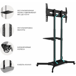 Стойка для телевизора Onkron TS1351 (черный)