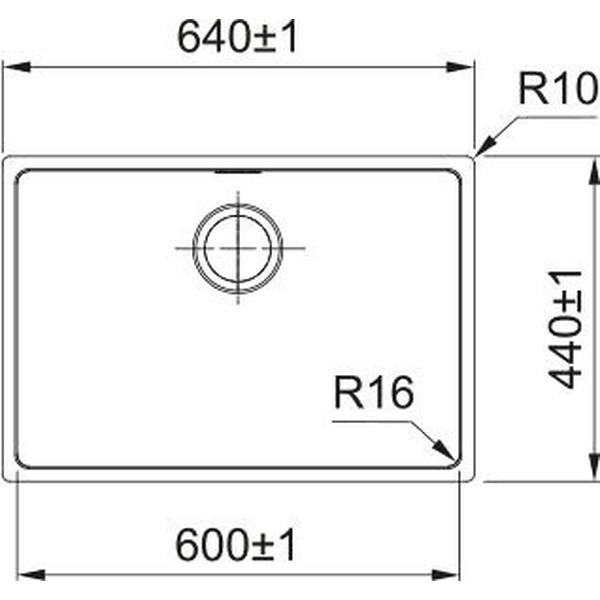 Кухонная мойка Franke FEX 210-60 127.0688.783