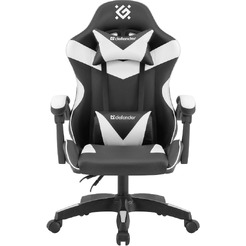 Игровое кресло Defender Urana черный/белый (64058)