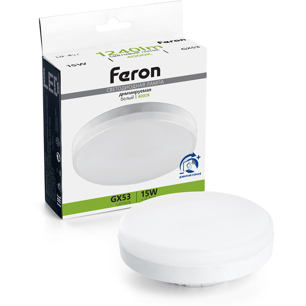 Лампочка Feron LB-457 GX53 15 Вт 4000 К