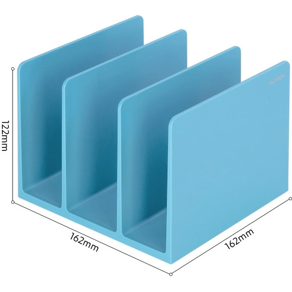 Подставка-ограничитель для книг Deli NS006BLUE