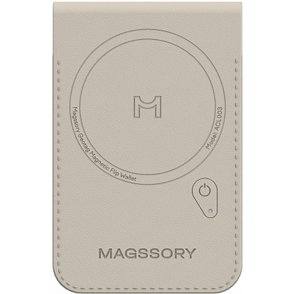 Кошелек-кардхолдер Magssory Geotag Magnetic Ivory ACL003i