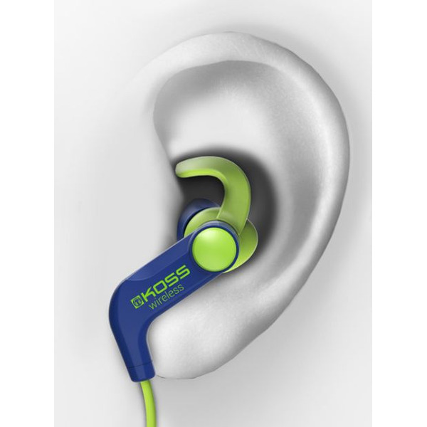 Беспроводные наушники KOSS BT190i (синий/зеленый)