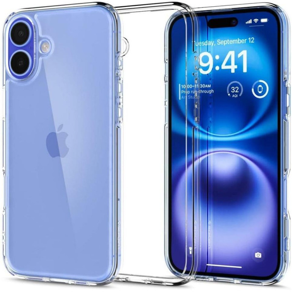 Чехол для телефона Spigen Ultra Hybrid для iPhone 16 Plus ACS08069 (Crystal Clear)