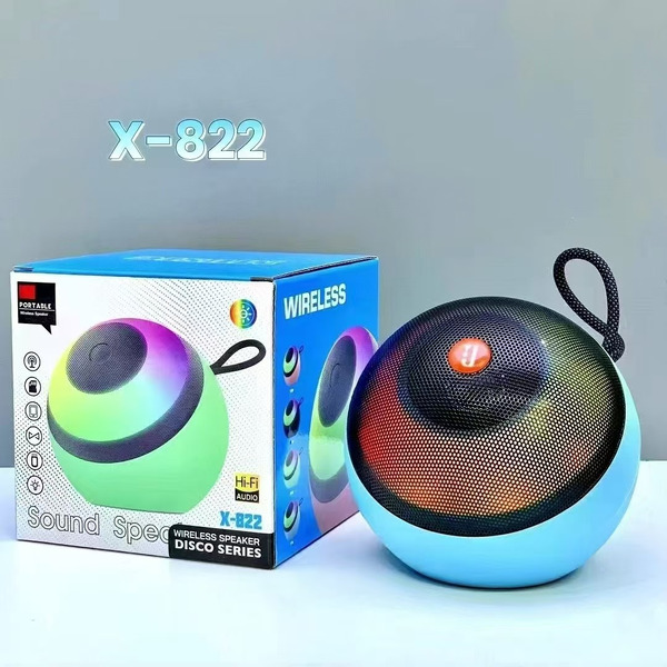 Беспроводная колонка Bseng X-822 (голубой)