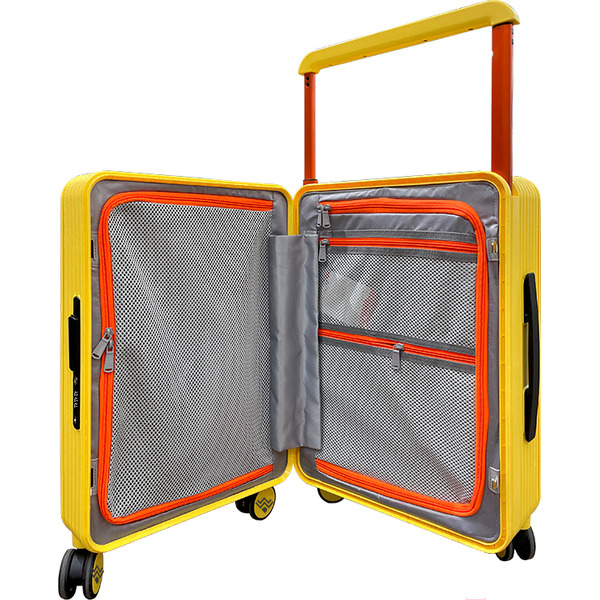 Чемодан DoubleW 005# (S, желтый)