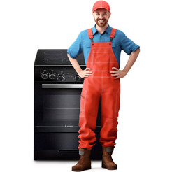 Премиальная установка зависимого электрического духового шкафа и варочной поверхности