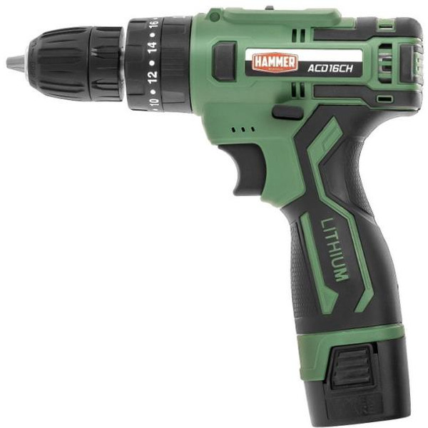 Ударная дрель-шуруповерт Hammer ACD16CH (824160)