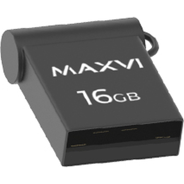 USB флеш Maxvi MM 16GB FD16GBUSB20C10MM (темно-серый)