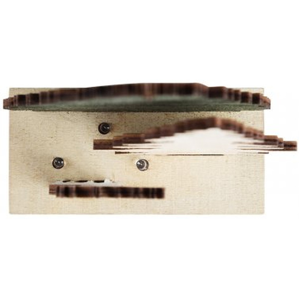 Деревянная фигурка с подсветкой NEON-NIGHT Елочка с оленем 504-002