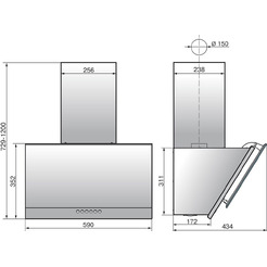 Кухонная вытяжка Elikor Рубин Stone S4 60П-700-Э4Д (топленое молоко)
